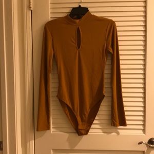 NWT Forever 21 Ribbed Knit Bodysuit Size M